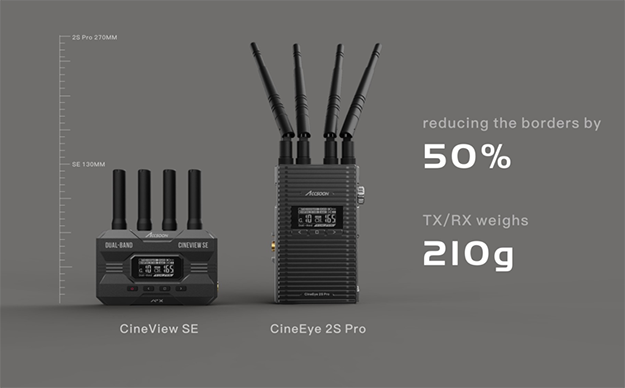 Accsoon、SDI/HDMIワイヤレスTX/RXシステム「CineView SE」を649ドルで発表。小型でも大きな機能を搭載